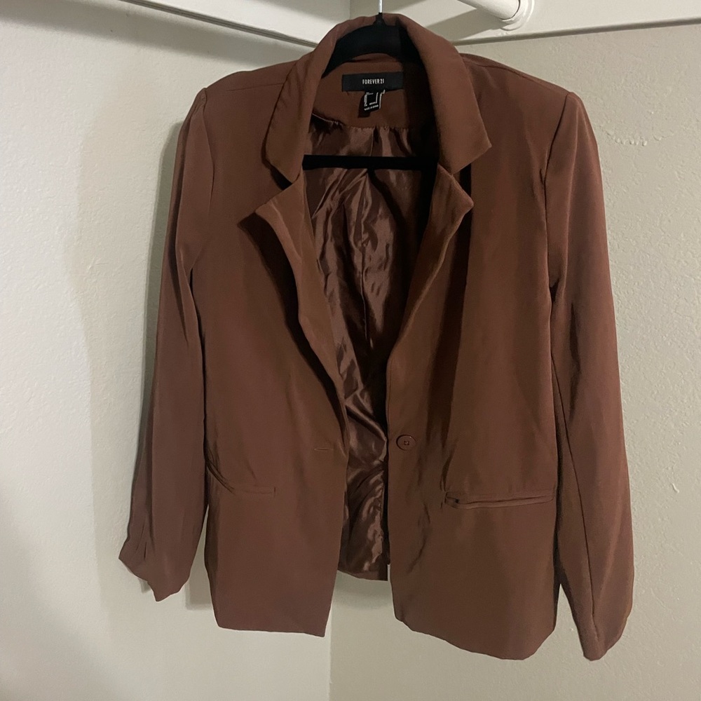 Forever 21 Classic Tan Blazer